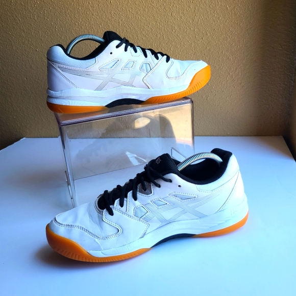 ASICS Gel-Renma Men's size 8.5 Indoor/Outdoor Shoe (White/Black) (1071A068.101) - Picture 3 of 10